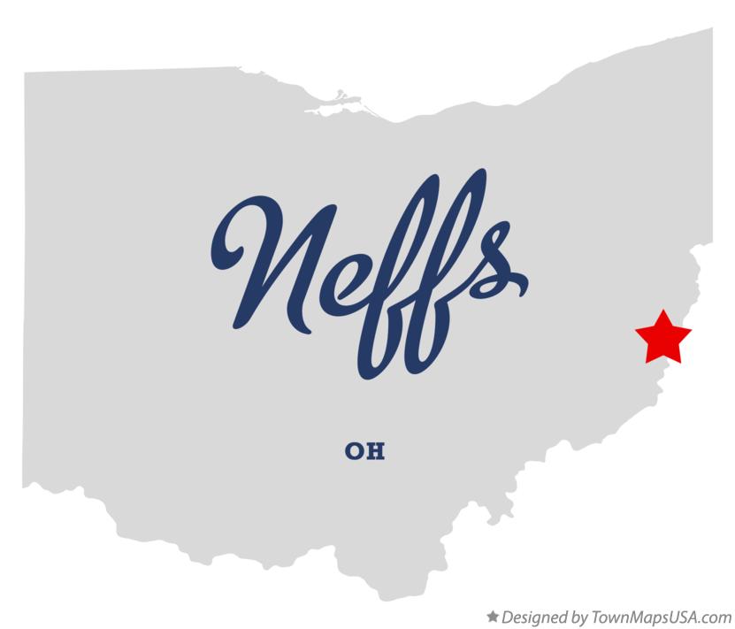 Map of Neffs, OH, Ohio