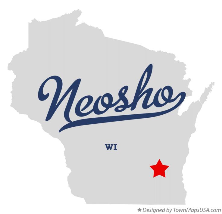 Map of Neosho, WI, Wisconsin
