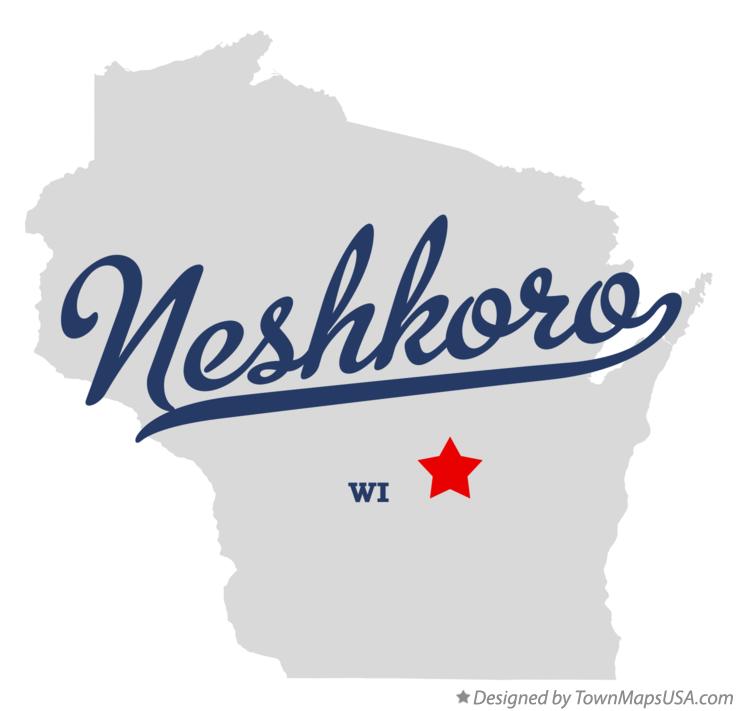 Map of Neshkoro, WI, Wisconsin
