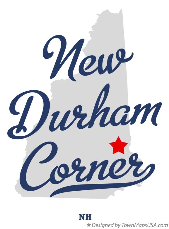 Map of New Durham Corner, NH, New Hampshire