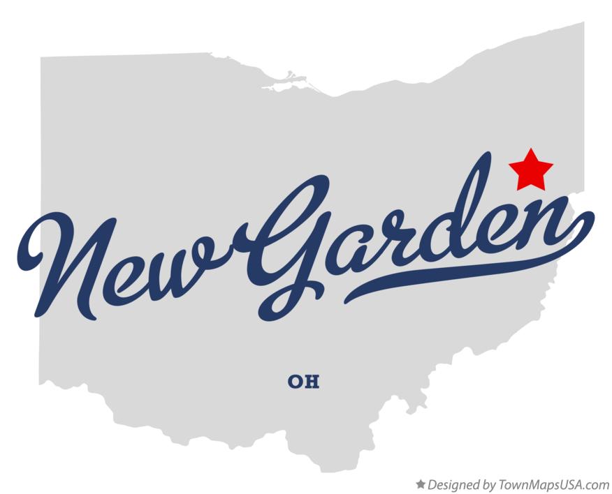 Map of New Garden, OH, Ohio