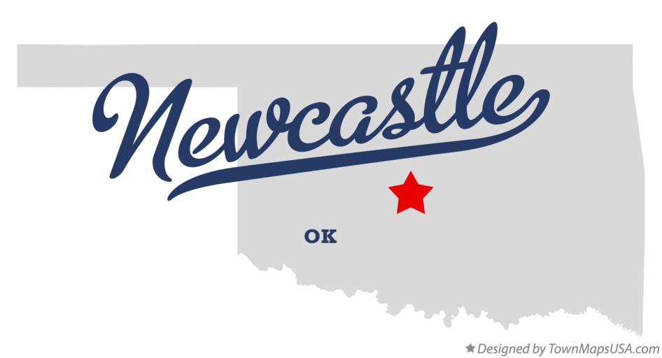 Map of Newcastle, OK, Oklahoma