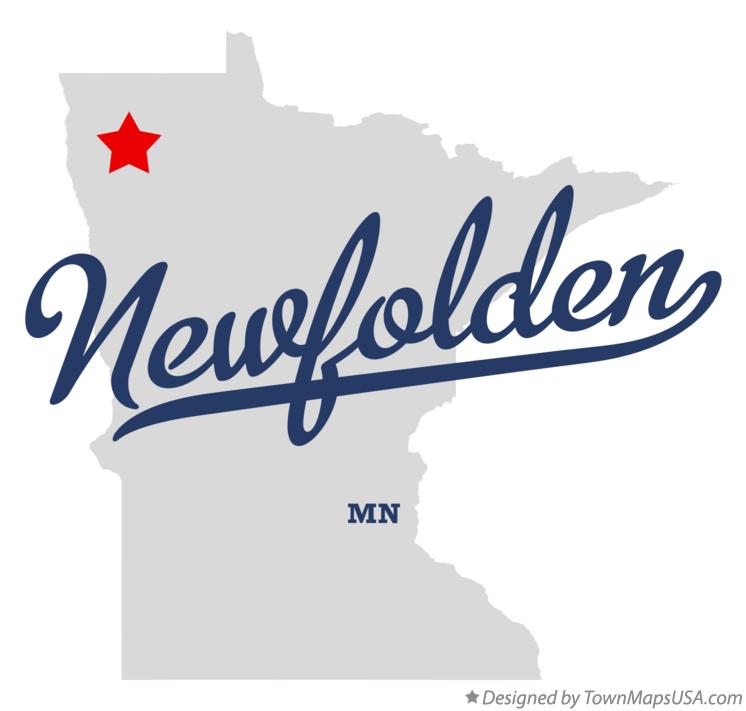Map of Newfolden, MN, Minnesota