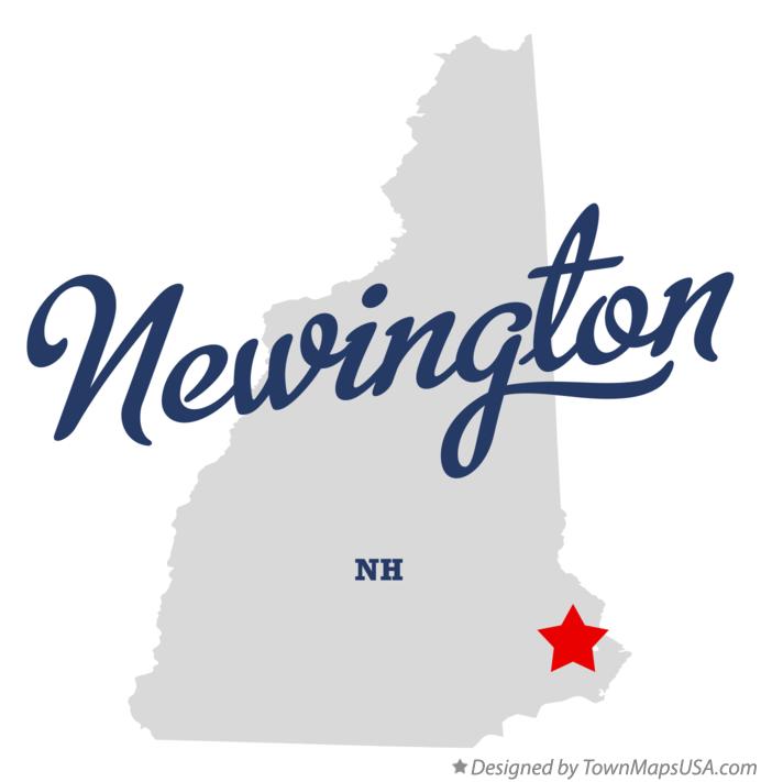 Map of Newington, NH, New Hampshire