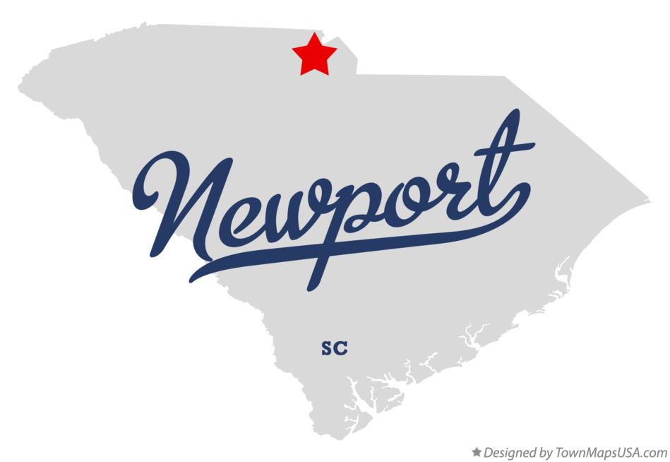 Map of Newport, SC, South Carolina