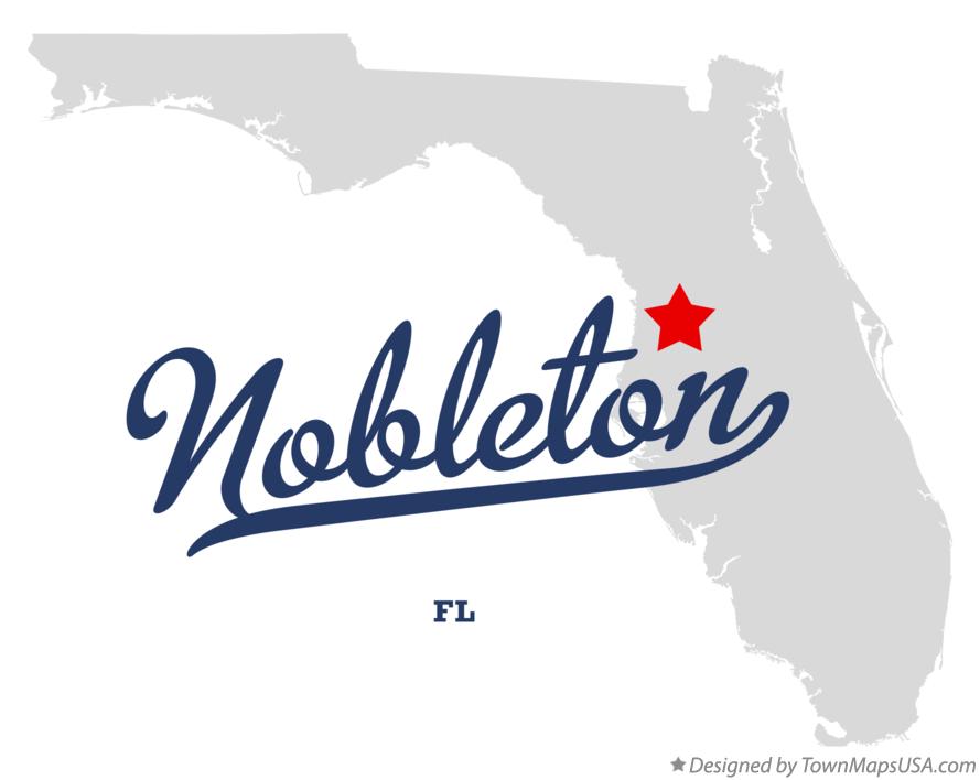 Map of Nobleton, FL, Florida