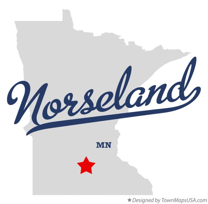Map of Norseland, MN, Minnesota