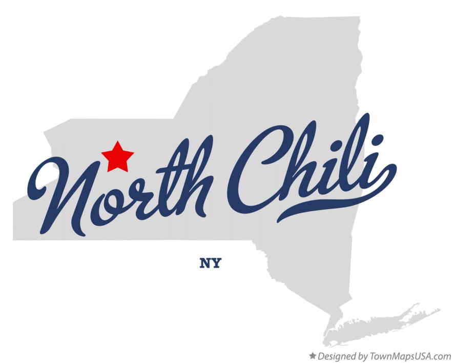 Map of North Chili, NY, New York