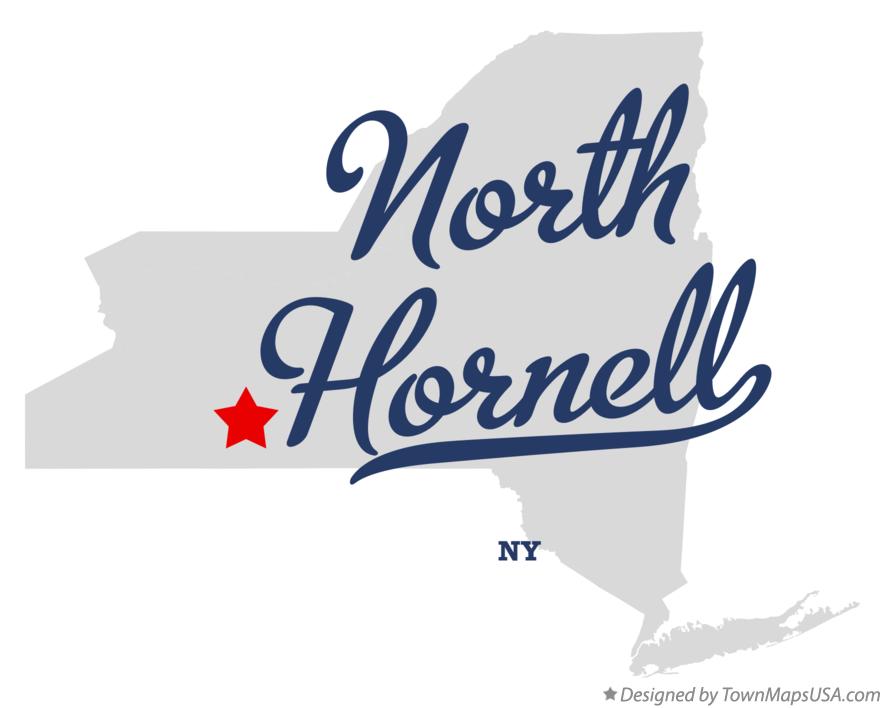 Map Of Hornell New York