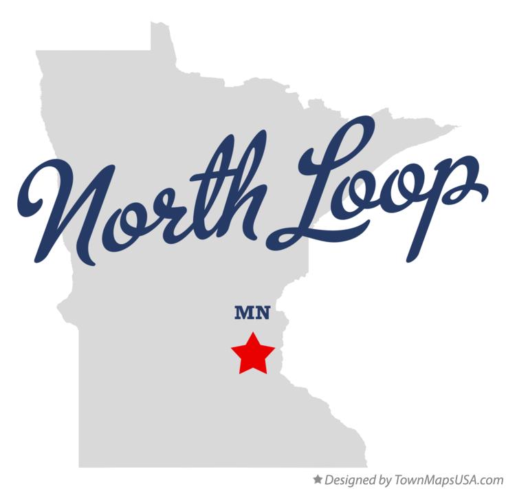 Map of North Loop, MN, Minnesota