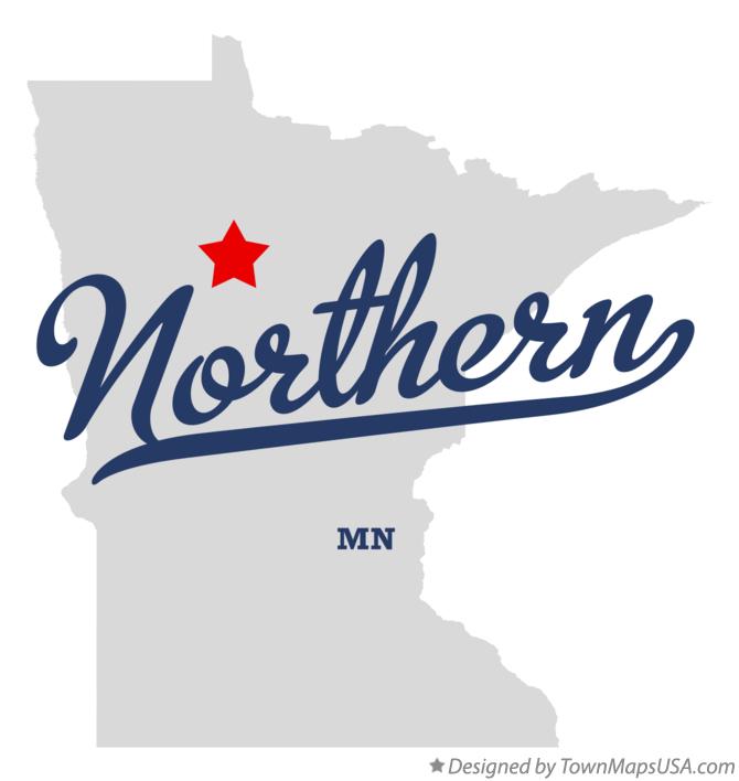 Map of Northern, MN, Minnesota