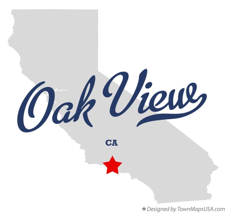 Map of Oak View, CA, California