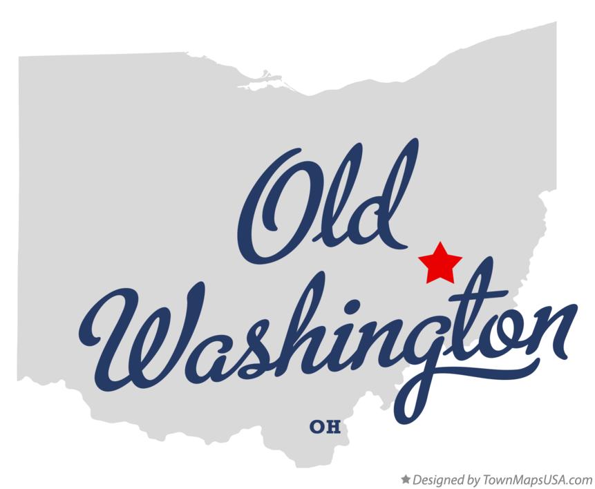 Map of Old Washington, OH, Ohio