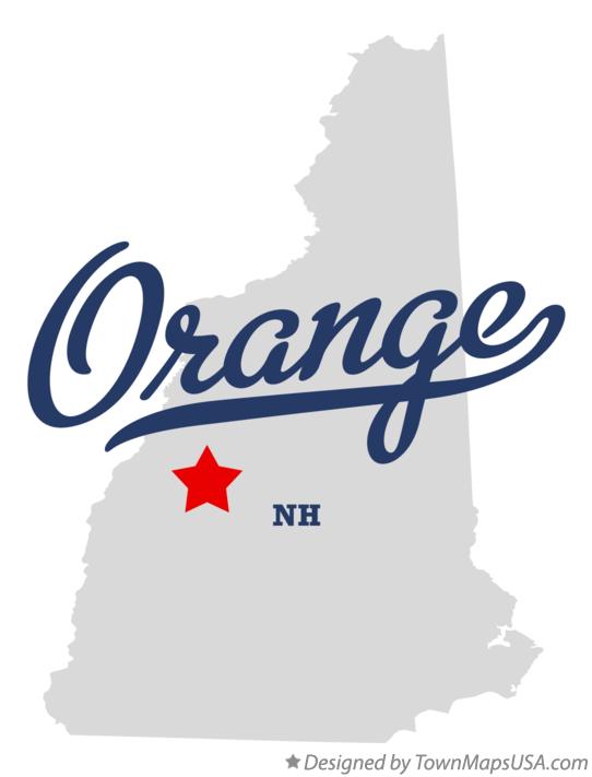 Map of Orange, NH, New Hampshire