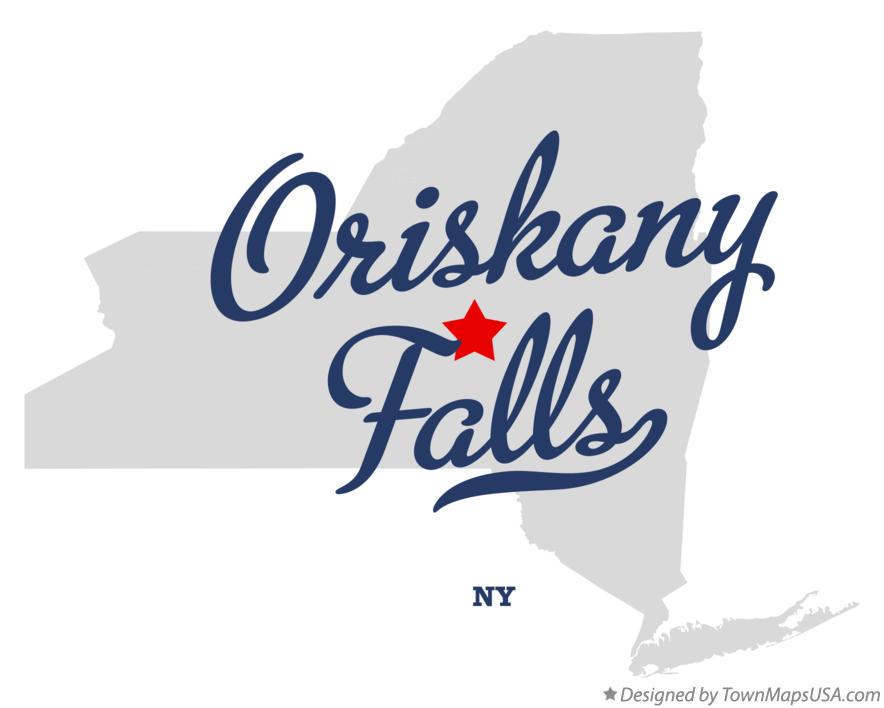 Map of Oriskany Falls, NY, New York