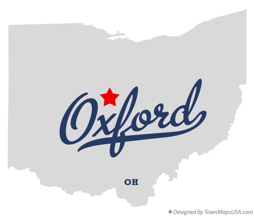 Map of Oxford, Delaware County, OH, Ohio
