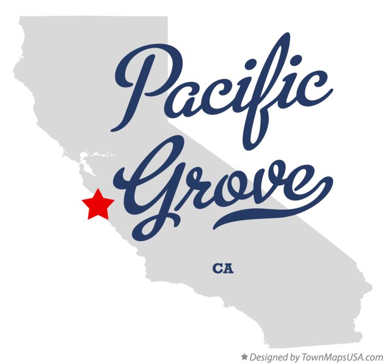 Map of Pacific Grove, CA, California