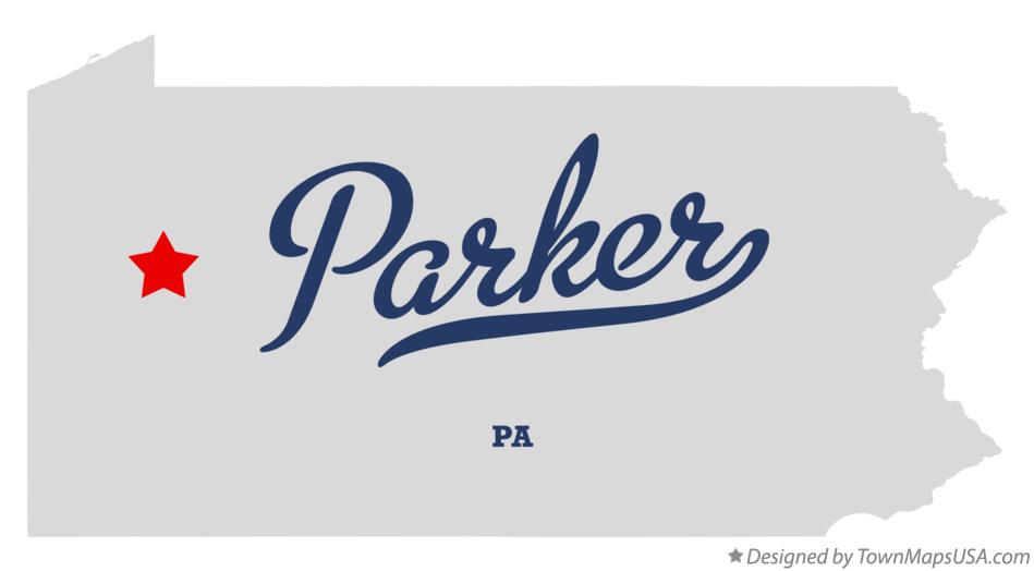 Map of Parker, PA, Pennsylvania