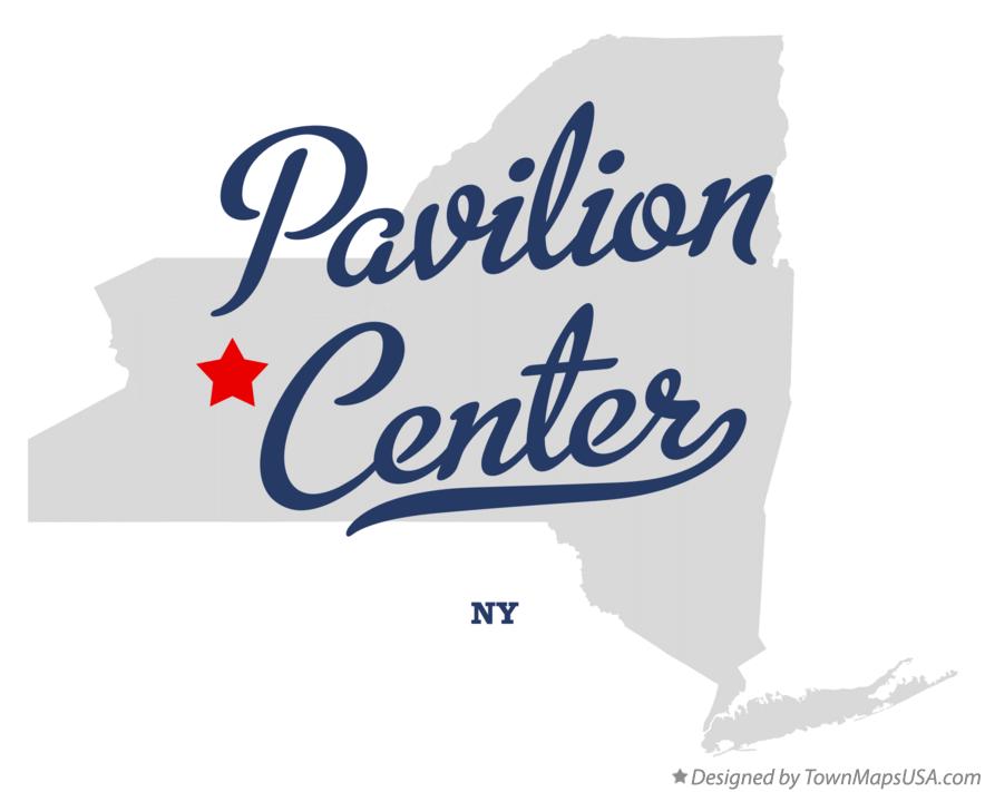 Map of Pavilion Center, NY, New York