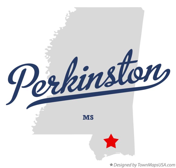 Map of Perkinston, MS, Mississippi