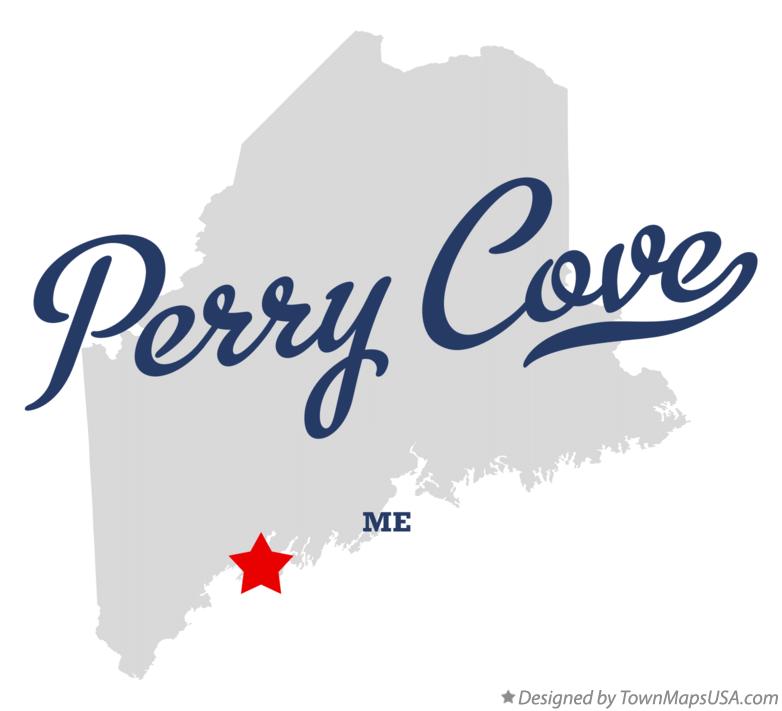 Map of Perry Cove, ME, Maine
