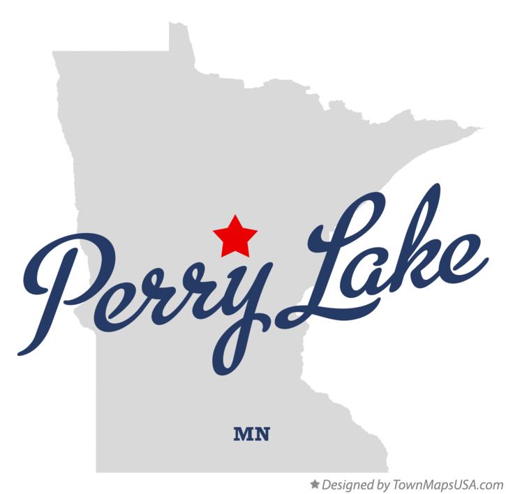 Map of Perry Lake, MN, Minnesota