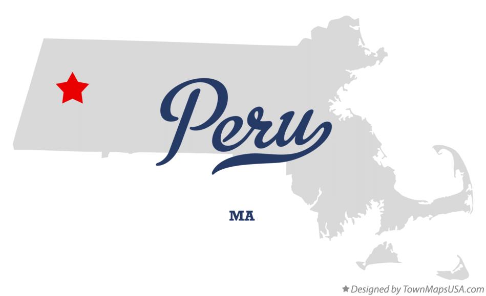 Map of Peru, MA, Massachusetts