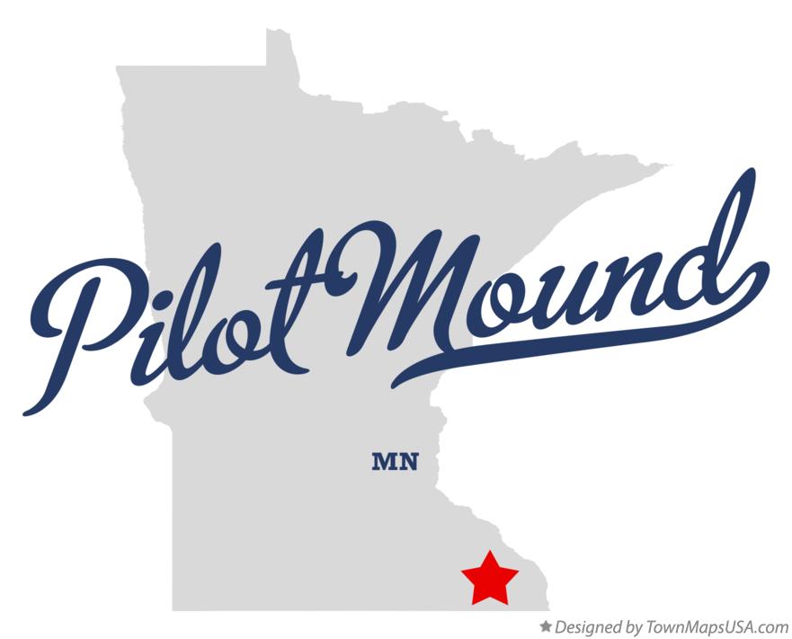 Map of Pilot Mound, MN, Minnesota