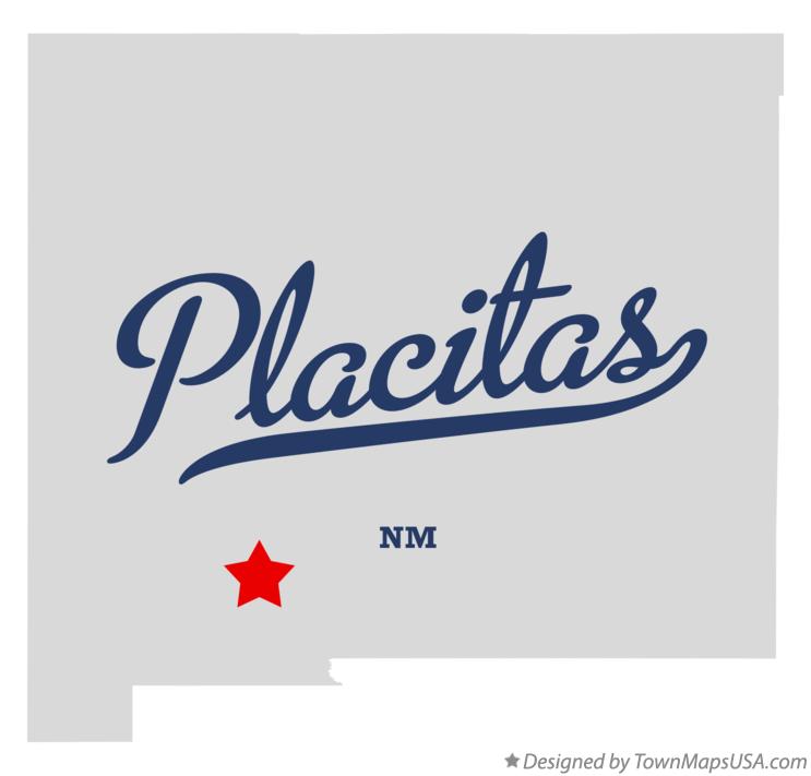 Map of Placitas, Doña Ana County, NM, New Mexico
