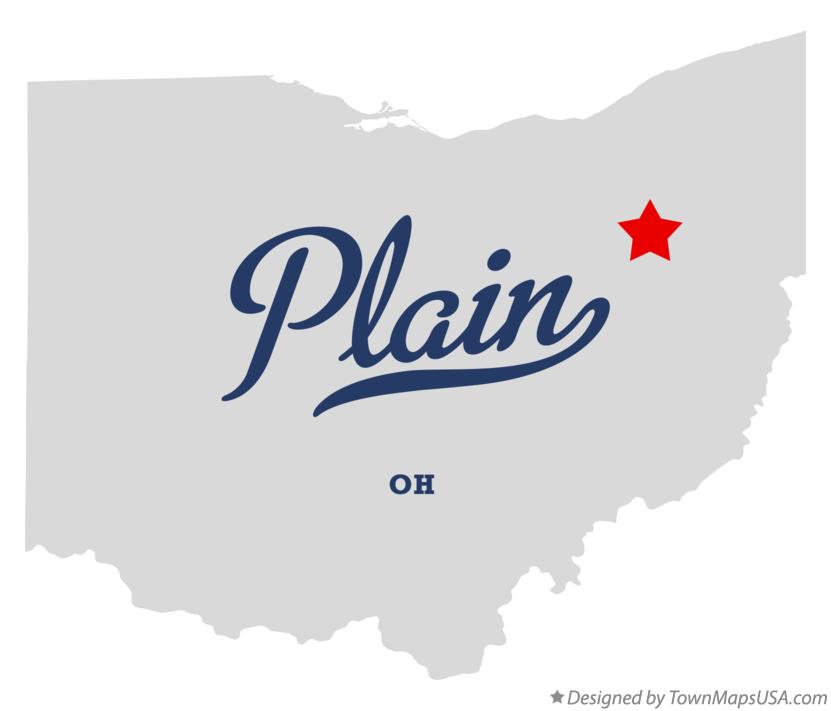 Map of Plain, Stark County, OH, Ohio