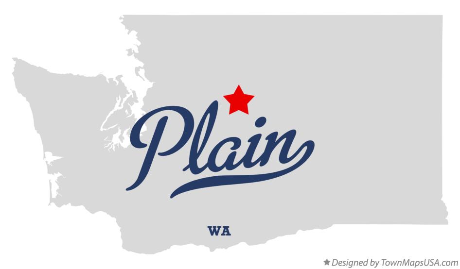 Map of Plain, WA, Washington