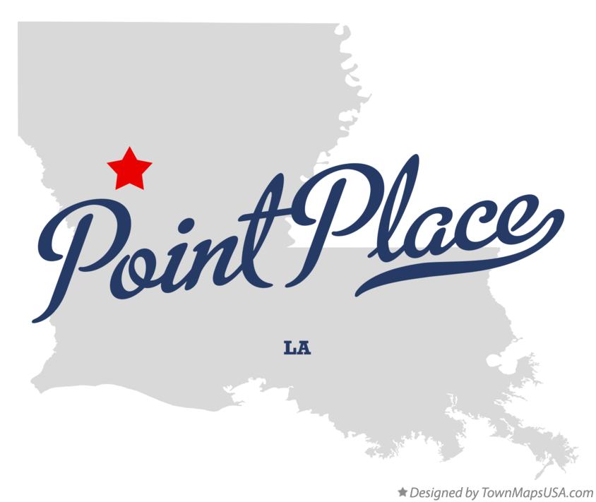 Map of Point Place, LA, Louisiana