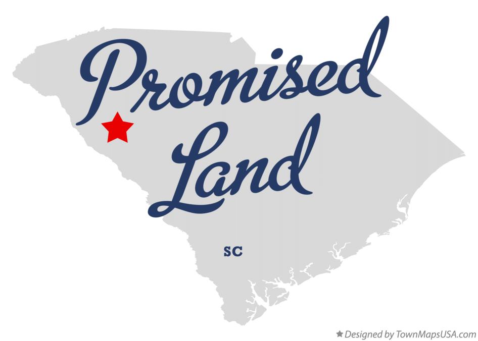 Map of Promised Land, SC, South Carolina