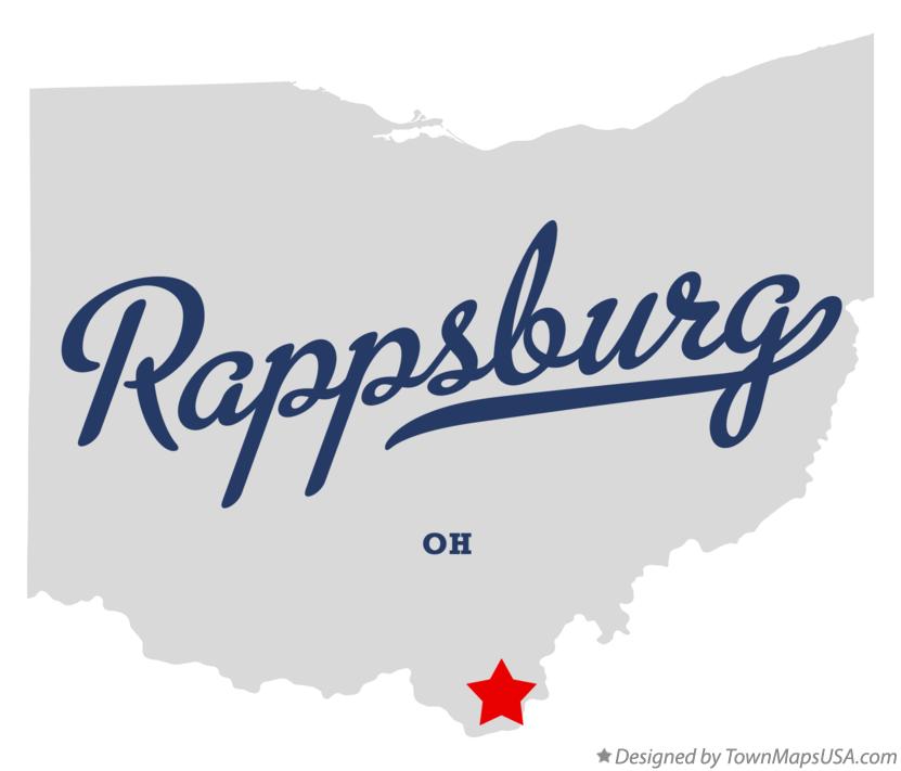 Map of Rappsburg, OH, Ohio