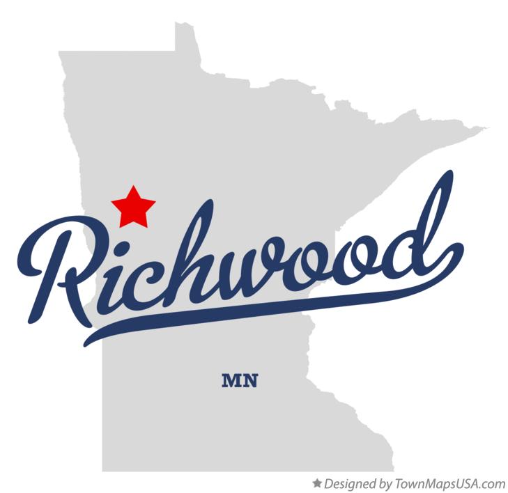 Map of Richwood, MN, Minnesota