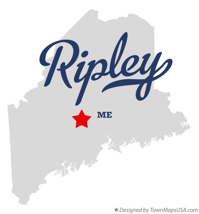 Map of Ripley, ME, Maine