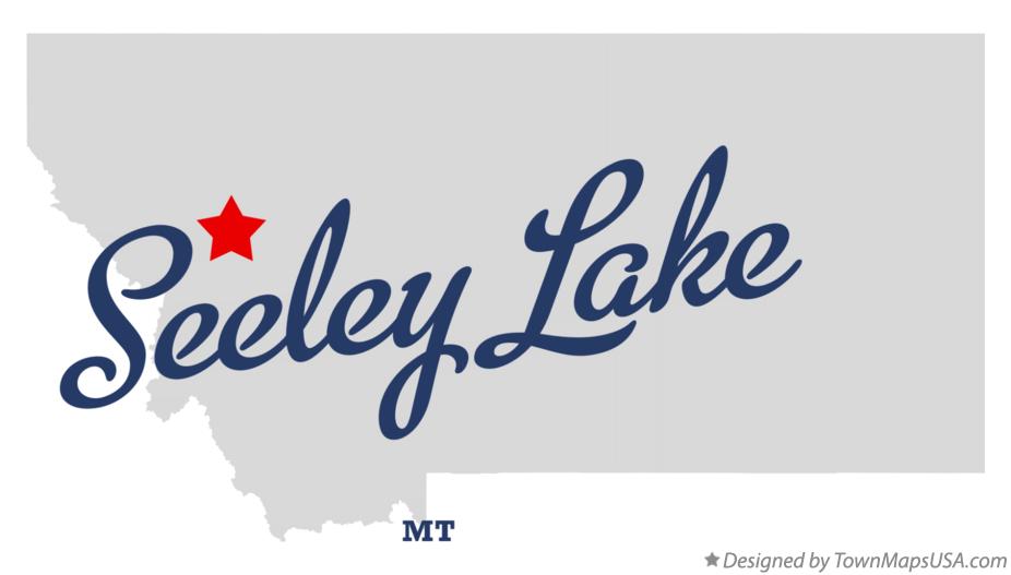 Map of Seeley Lake, MT