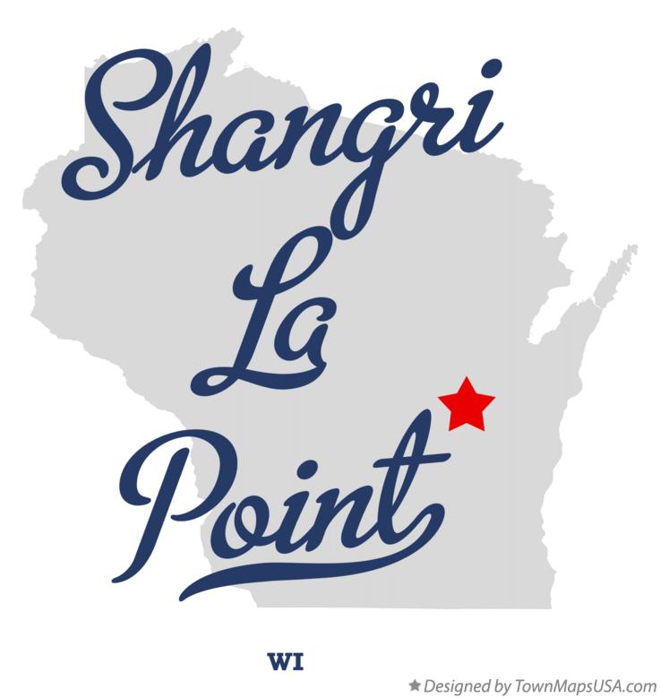Map of Shangri La Point, WI, Wisconsin