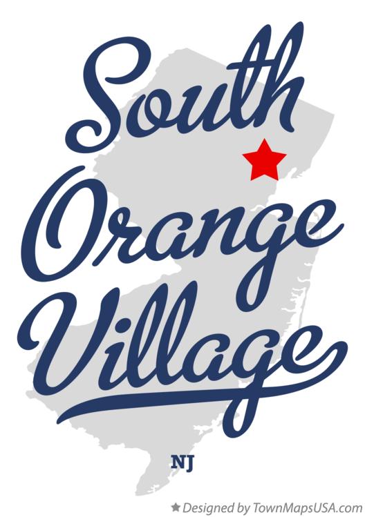 Map of South Orange Village, NJ, New Jersey