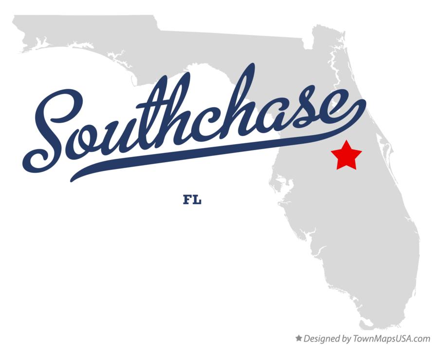 Map of Southchase, FL, Florida