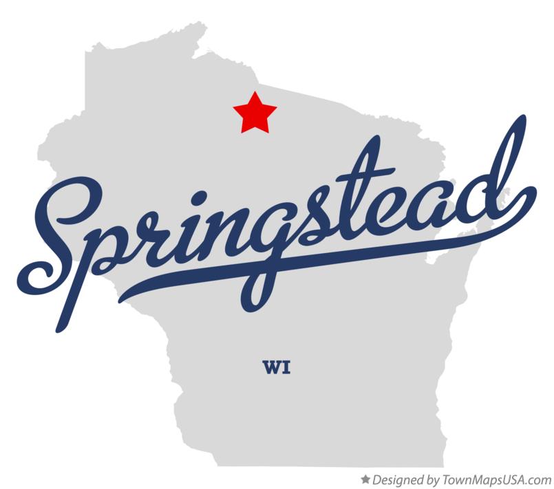 Map of Springstead, WI, Wisconsin