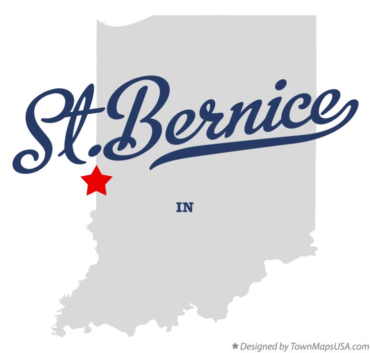 Map of St.Bernice, IN, Indiana