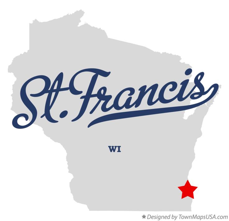 Map of St.Francis, WI, Wisconsin