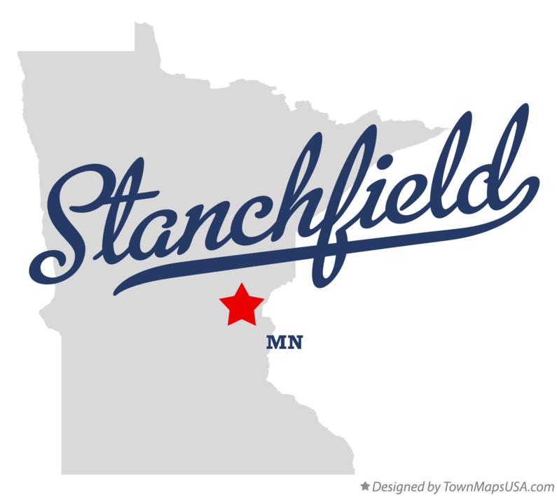 Map of Stanchfield, MN, Minnesota