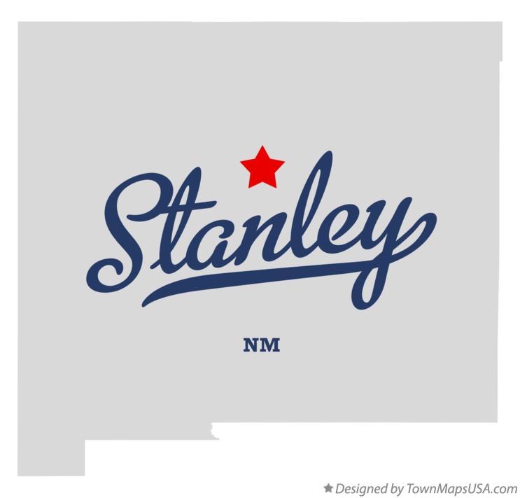 Map of Stanley, NM, New Mexico