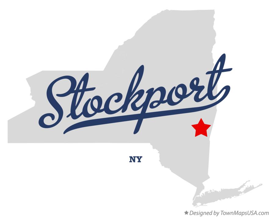 Map of Stockport, NY, New York