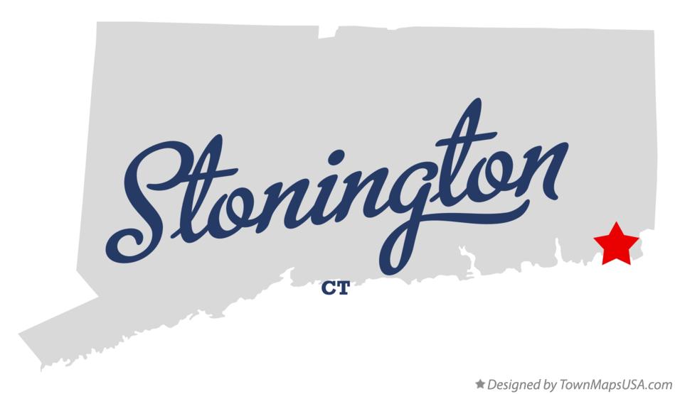 Map of Stonington, CT, Connecticut