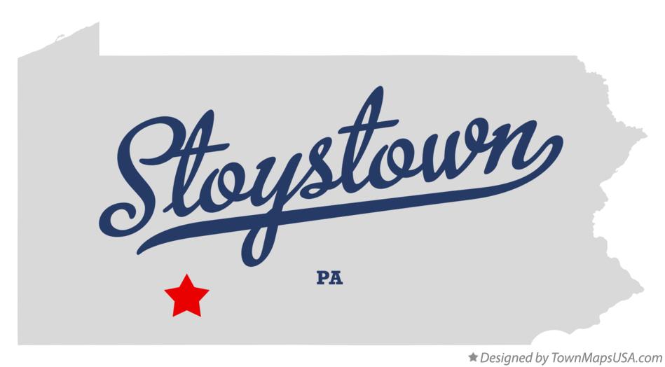 Map of Stoystown, PA, Pennsylvania