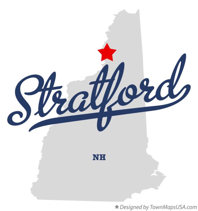 Map of Stratford, NH, New Hampshire
