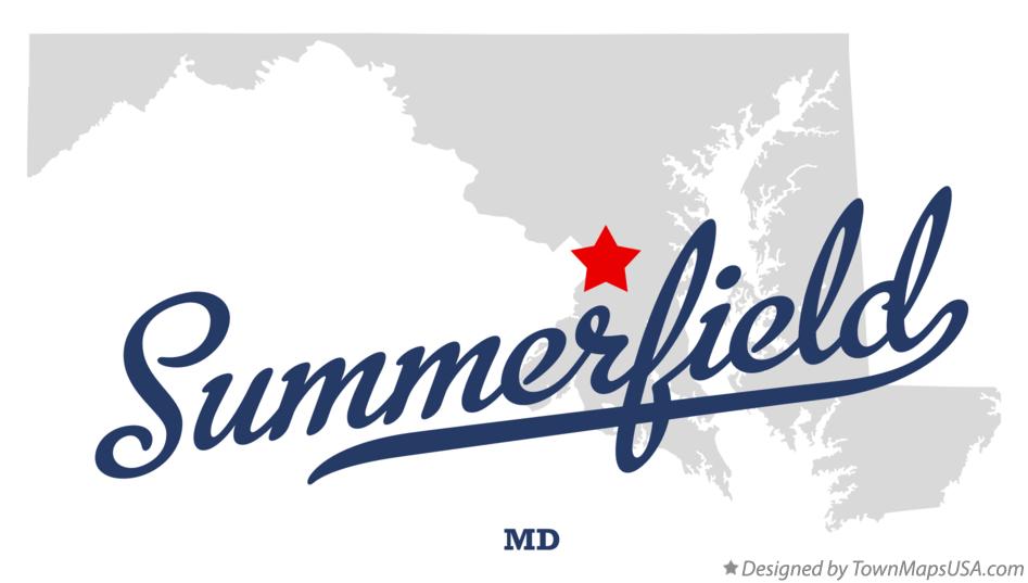 Map of Summerfield, MD, Maryland